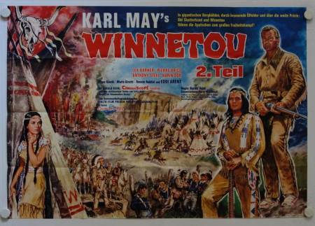 Winnetou 2 - Last of the Renegades original release german movie poster